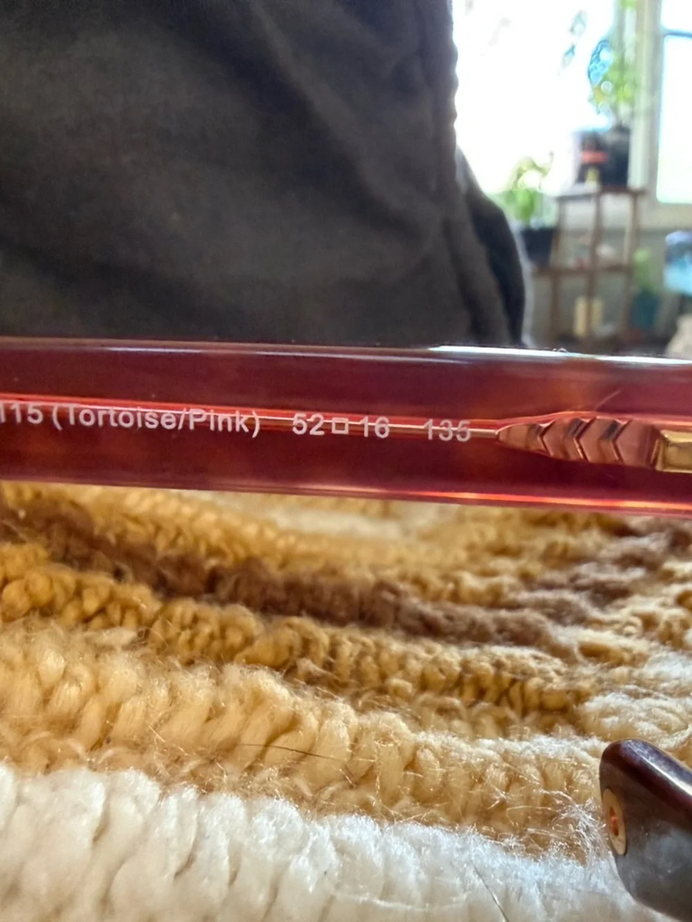 Coach Brooklyn Rectangle Shaped Glasses in Pink/Tortoise - Picture 7 of 10